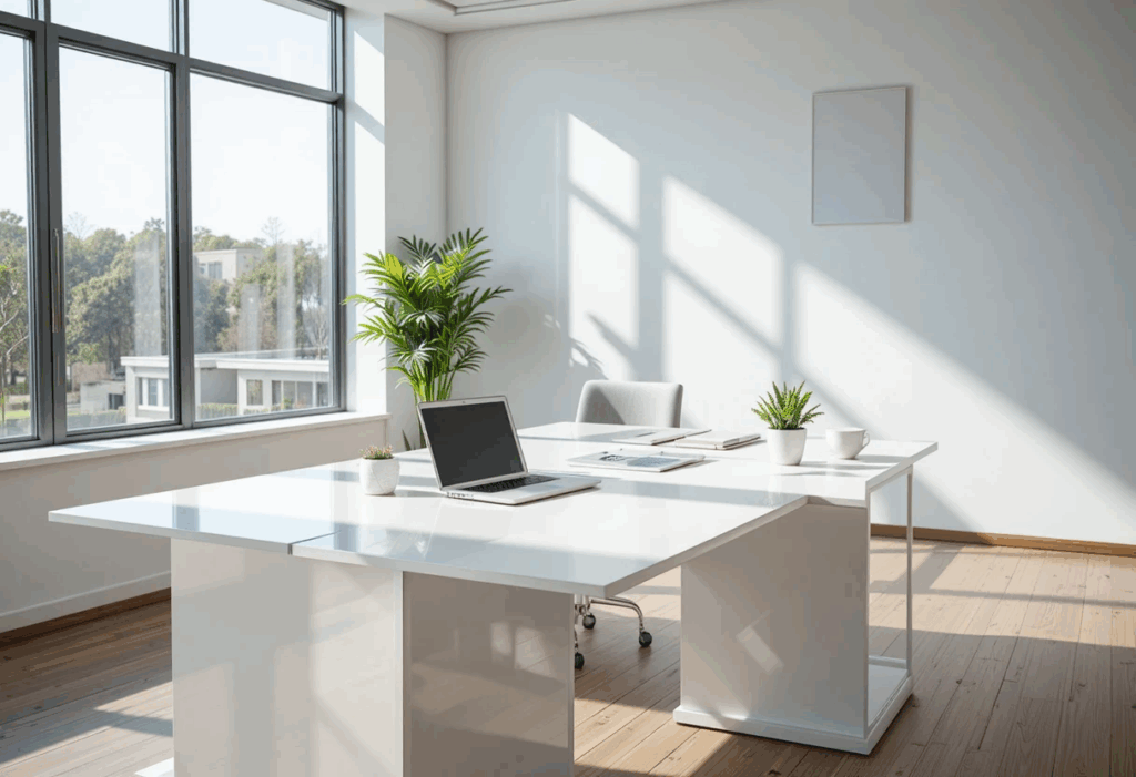 Escritorio blanco en Aguascalientes